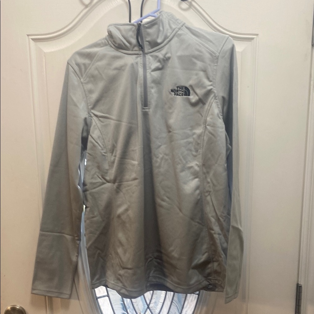 The North Face Gray Quarter-Zip Pullover